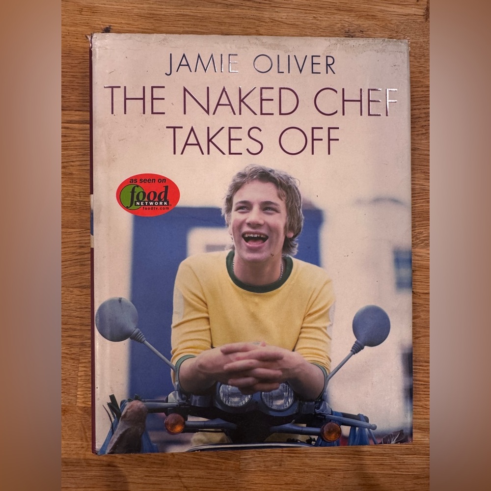 3 books for $25 - Jamie Oliver - The Naked Chef Takes Off CookBook